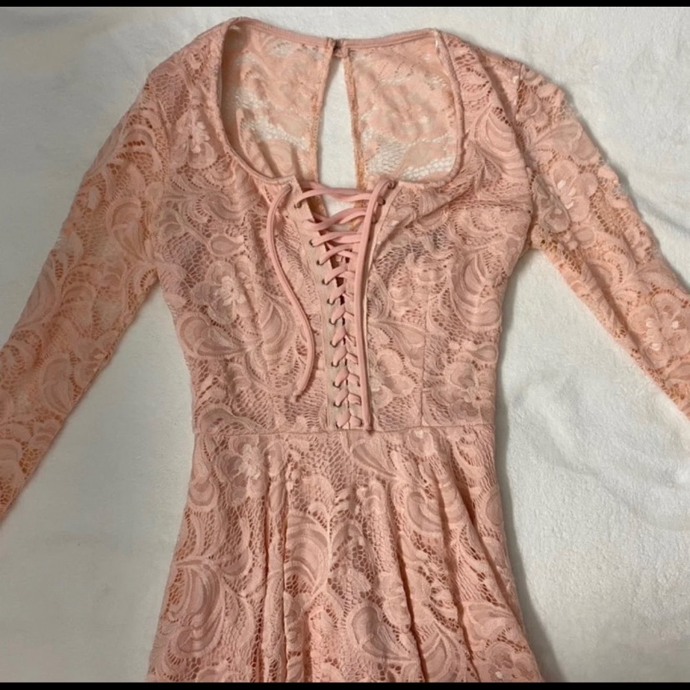 Lace up skater dress from macys